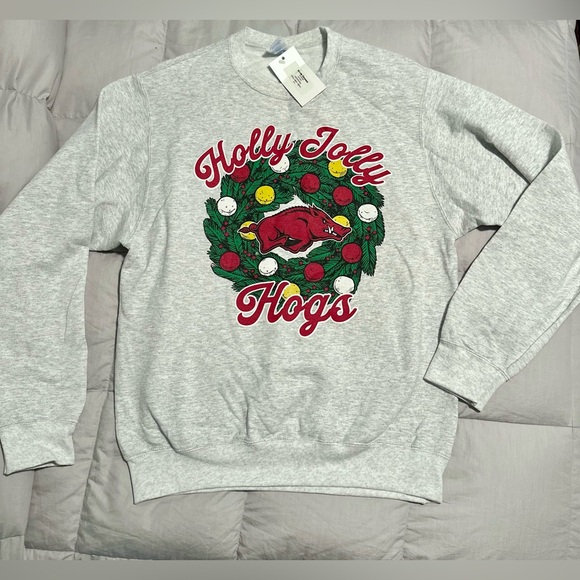 Arkansas Razorback Christmas Sweatshirt - Picture 2 of 5